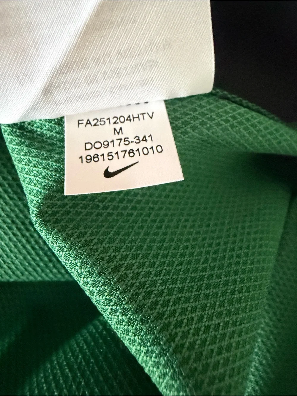 Nike Men's Green/Black Vapor Select Baseball Jersey Shirt Medium NWT DO9175-341